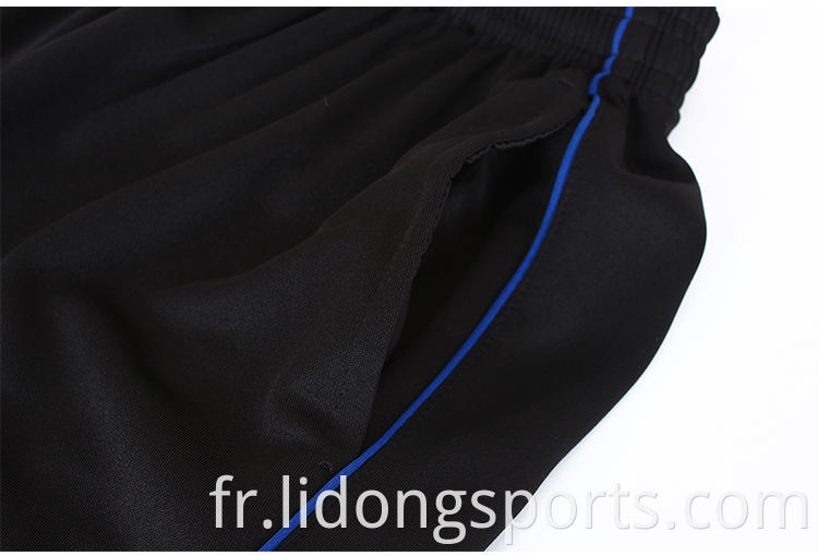 Ordres de gros commandes de haute qualité Bottoms Bottoms Pantalon de formation de football élastique en polyester